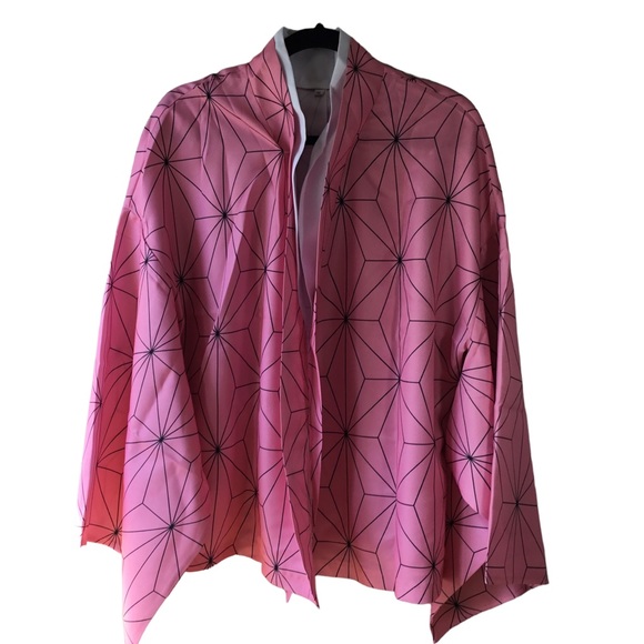 Anime Demon Slayer Nezuko Kamado Costume Kimetsu No Yaiba Party Anime sz XL - Picture 2 of 15